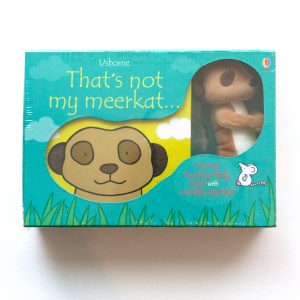 meerkat toy and book set